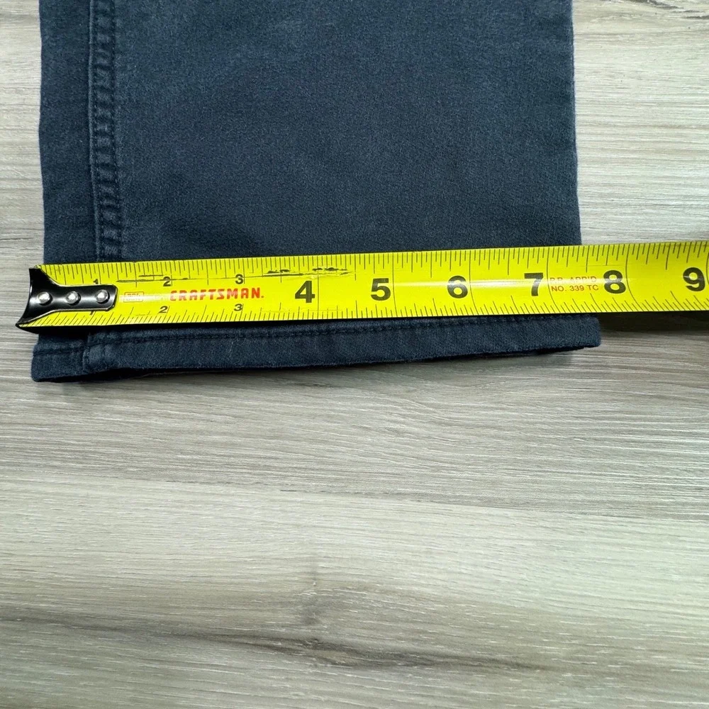 Banana Republic Mens 38x32 Navy Blue 5-Pocket Chino Straight Leg Pants 1620338‎